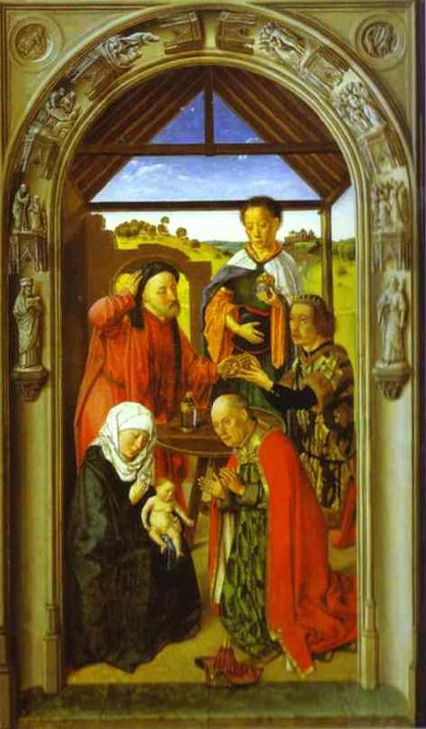 Dieric Bouts The Adoration of Magi. oil painting image